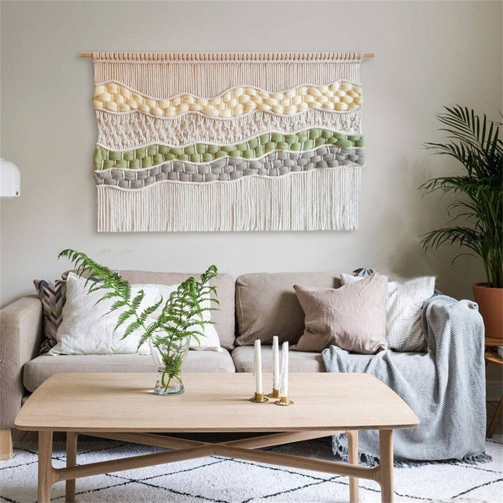 Woven Macrame Wall Tapestry | High & Bury