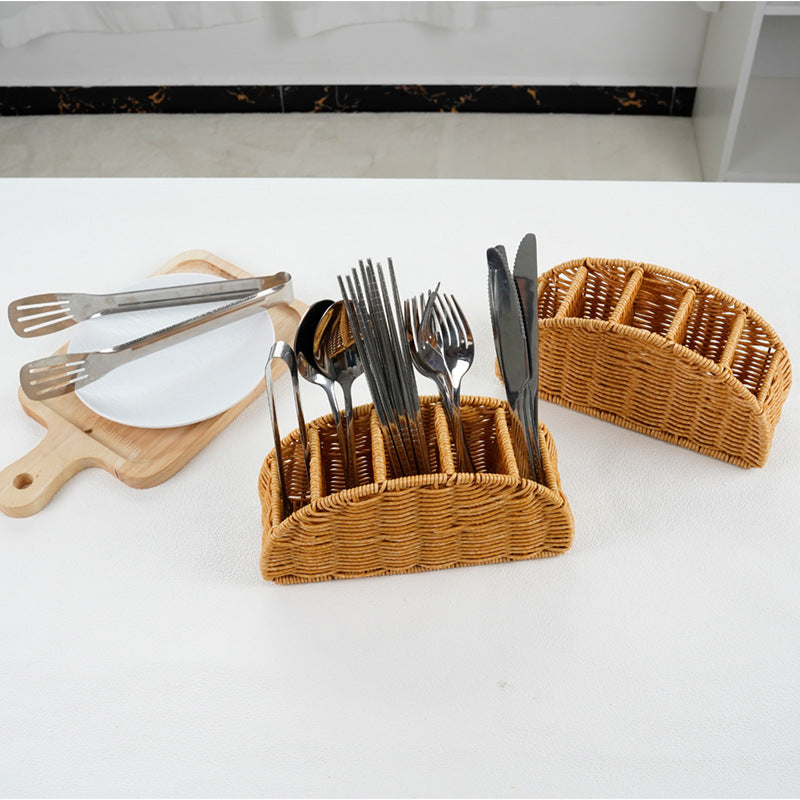 Woven Multi-Compartment Storage Caddy | High & Bury