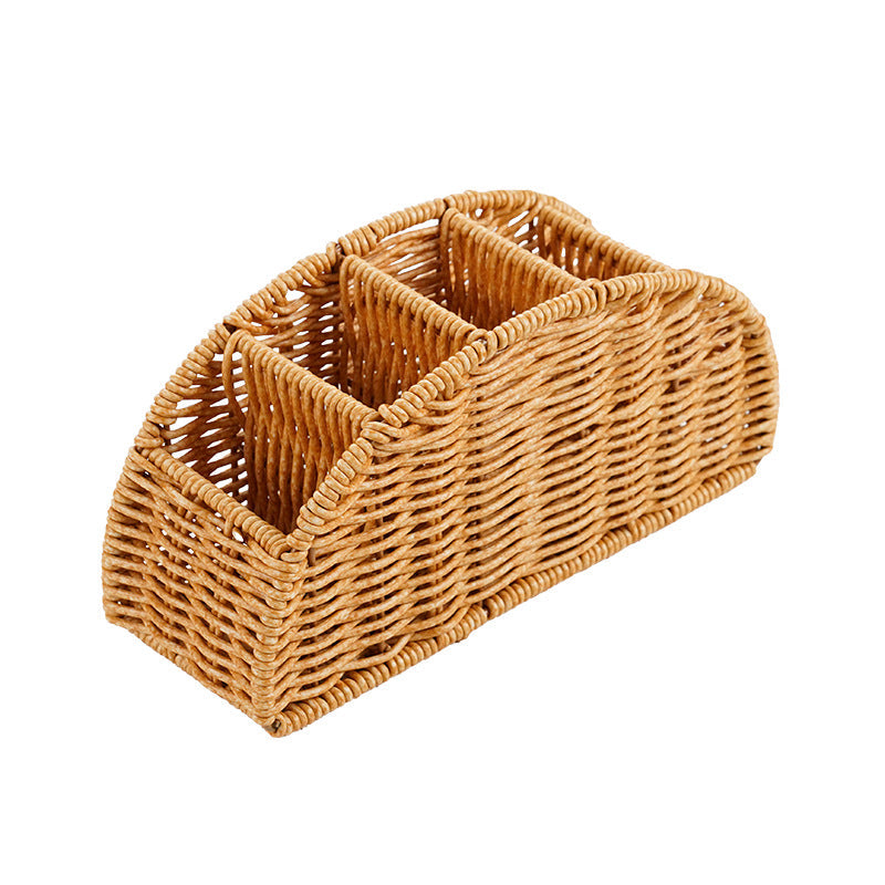 Woven Multi-Compartment Storage Caddy | High & Bury