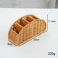 Woven Multi-Compartment Storage Caddy | High & Bury