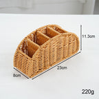 Woven Multi-Compartment Storage Caddy | High & Bury
