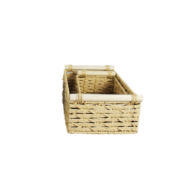 Woven Natural Storage Basket | High & Bury