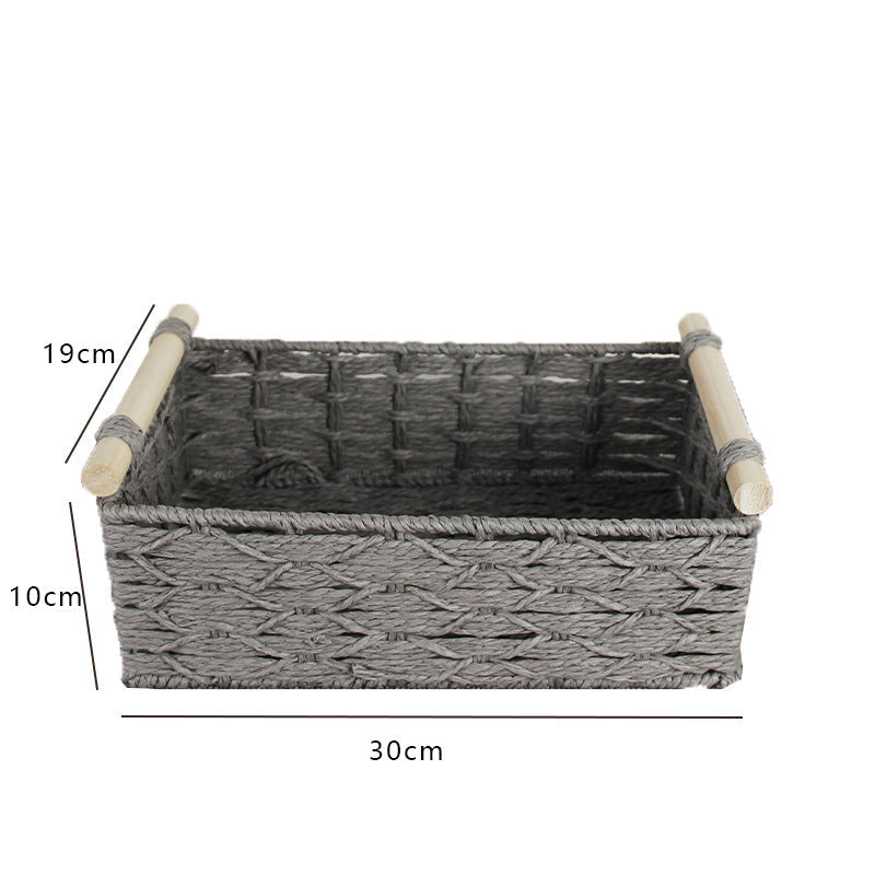 Woven Natural Storage Basket | High & Bury