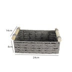 Woven Natural Storage Basket | High & Bury