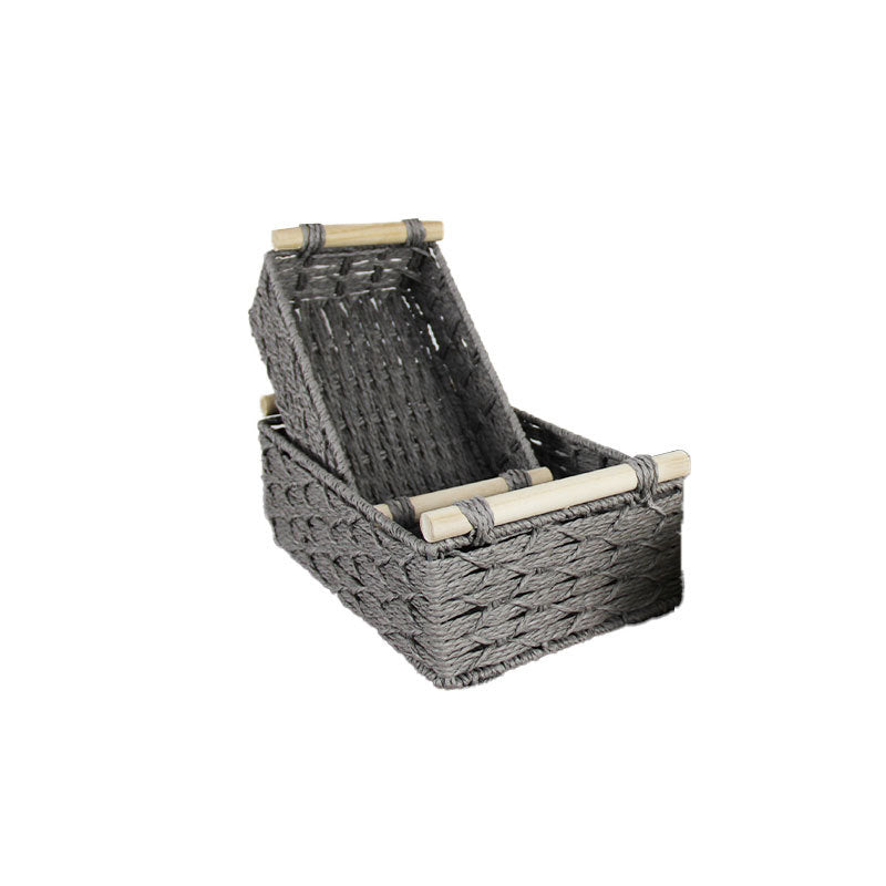 Woven Natural Storage Basket | High & Bury
