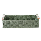 Woven Organizer Storage Basket | High & Bury