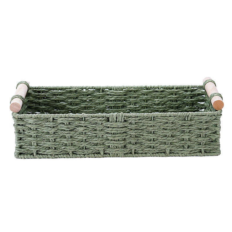 Woven Organizer Storage Basket | High & Bury