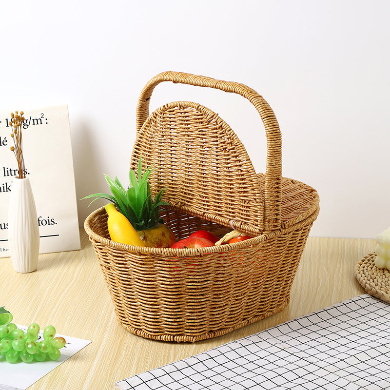 Woven Picnic Basket | High & Bury