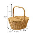 Woven Picnic Basket | High & Bury