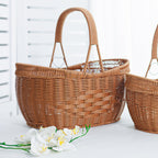 Woven Rattan Utility Basket | High & Bury