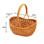 Woven Rattan Utility Basket | High & Bury