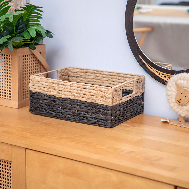 Woven Rectangular Storage Tray | High & Bury
