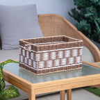 Woven Rectangular Storage Tray | High & Bury