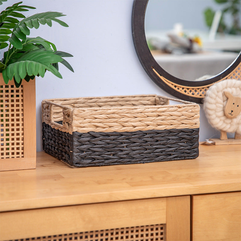 Woven Rectangular Storage Tray | High & Bury