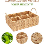 Woven Seagrass Organizer Basket | High & Bury