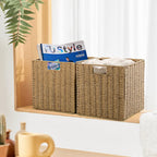 Woven Seagrass Toy Storage Container | High & Bury
