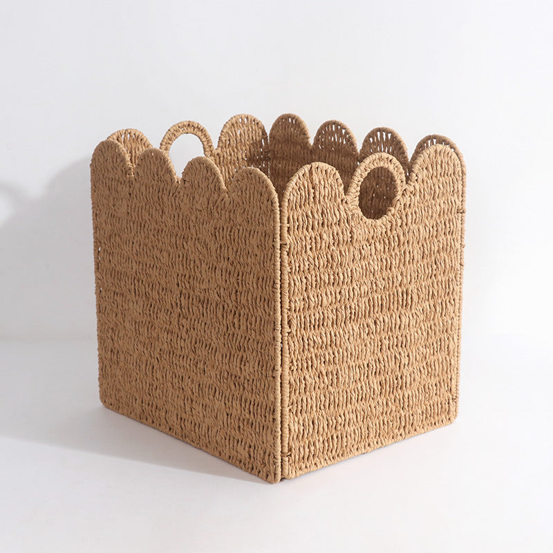 Woven Seagrass Toy Storage Container | High & Bury
