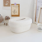 Woven Storage Basket Brown Gray | High & Bury
