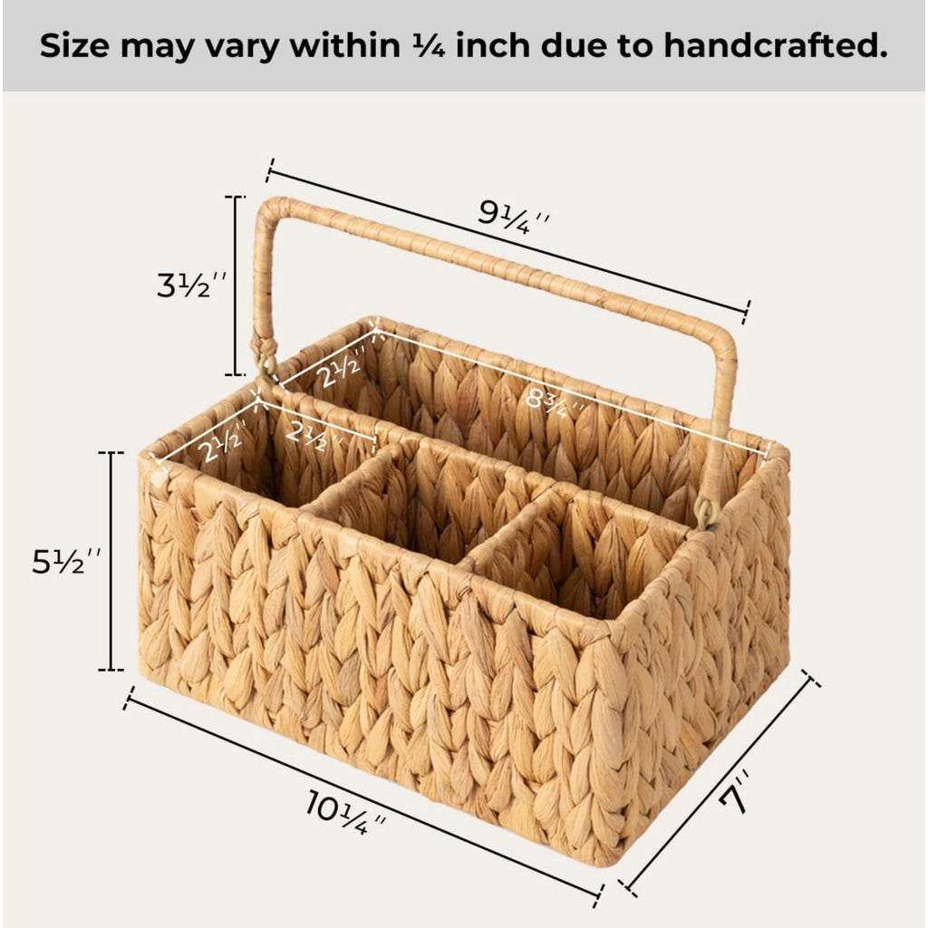 Woven Storage Basket Gray Khaki | High & Bury