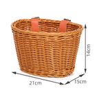 Woven Storage Basket with Handles | High & Bury