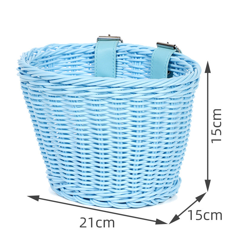 Woven Storage Basket with Handles | High & Bury
