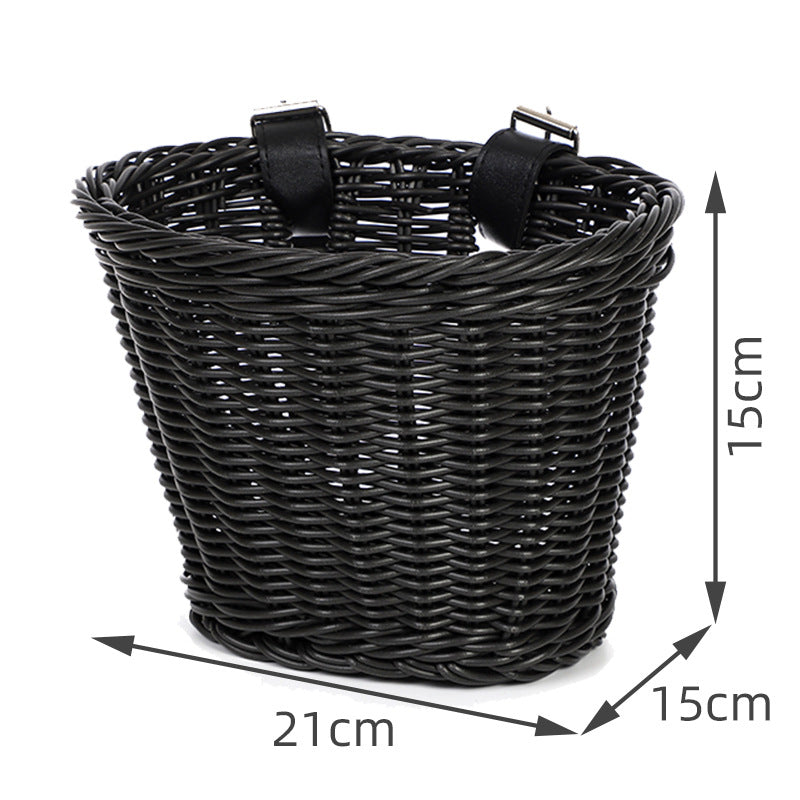 Woven Storage Basket with Handles | High & Bury