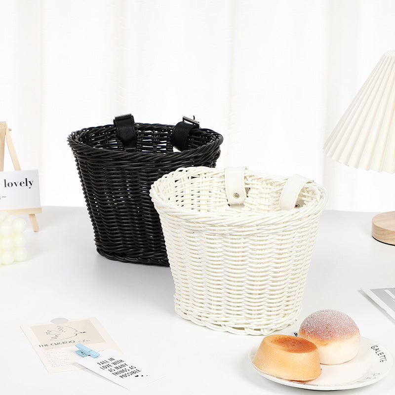 Woven Storage Basket with Handles | High & Bury
