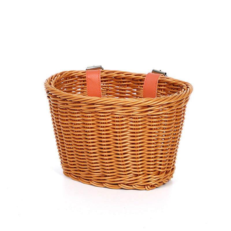 Woven Storage Basket with Handles | High & Bury