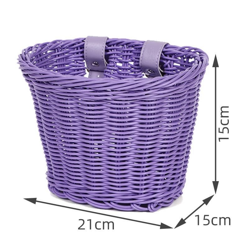 Woven Storage Basket with Handles | High & Bury