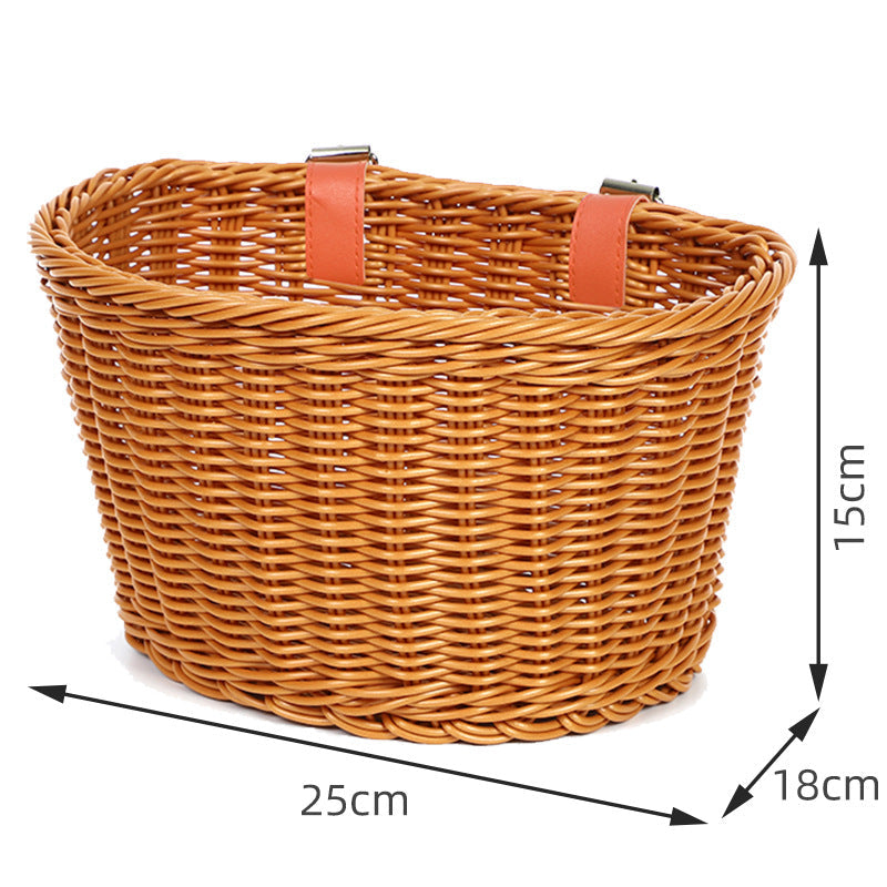 Woven Storage Basket with Handles | High & Bury