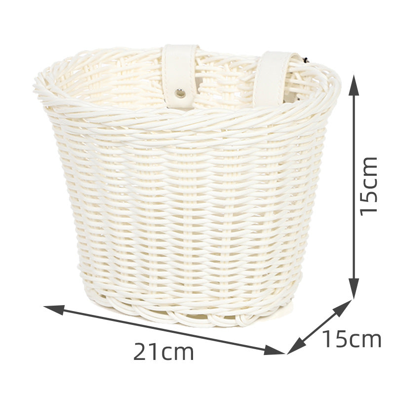 Woven Storage Basket with Handles | High & Bury
