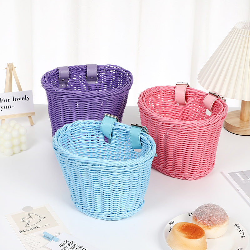 Woven Storage Basket with Handles | High & Bury