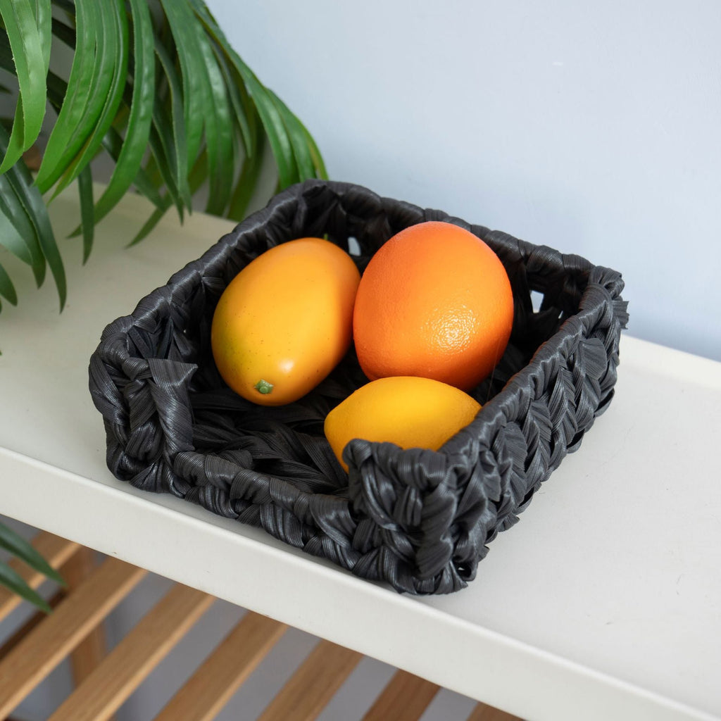 Woven Storage Box Black | High & Bury