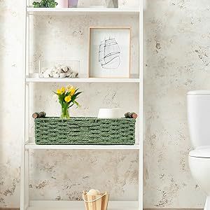 Woven Storage Caddy Basket | High & Bury