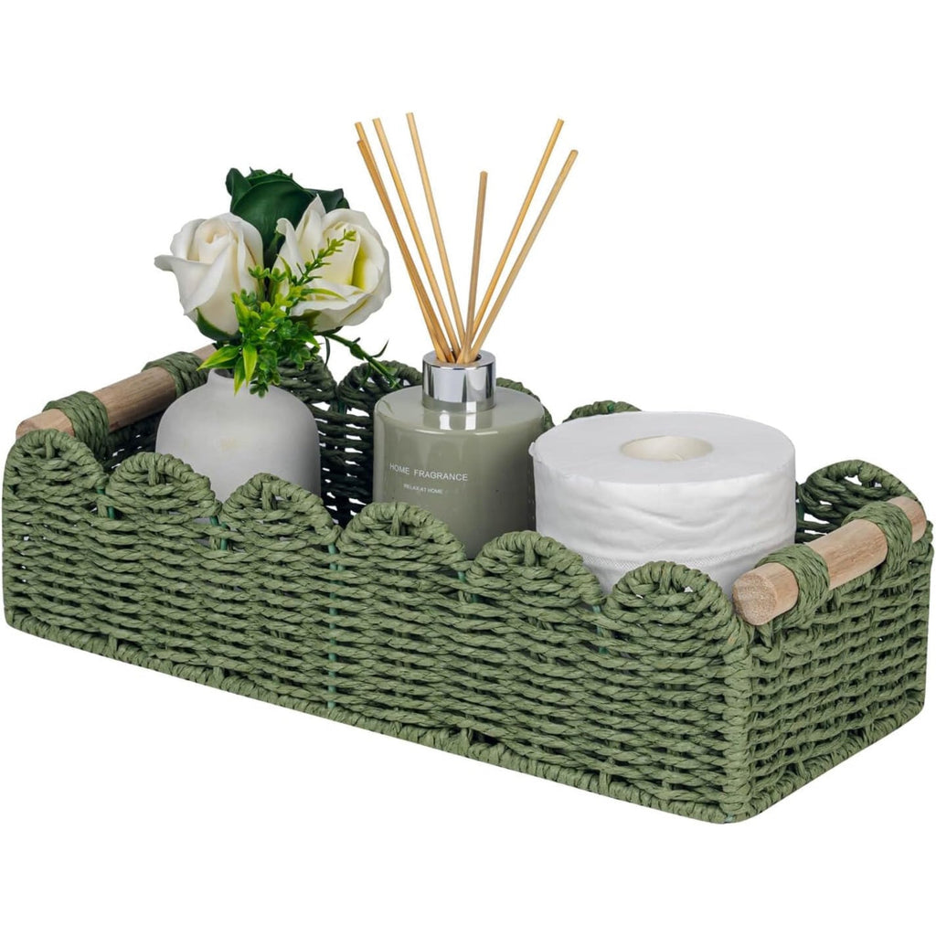 Woven Storage Caddy Basket | High & Bury