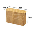 Woven Storage Hamper Basket | High & Bury