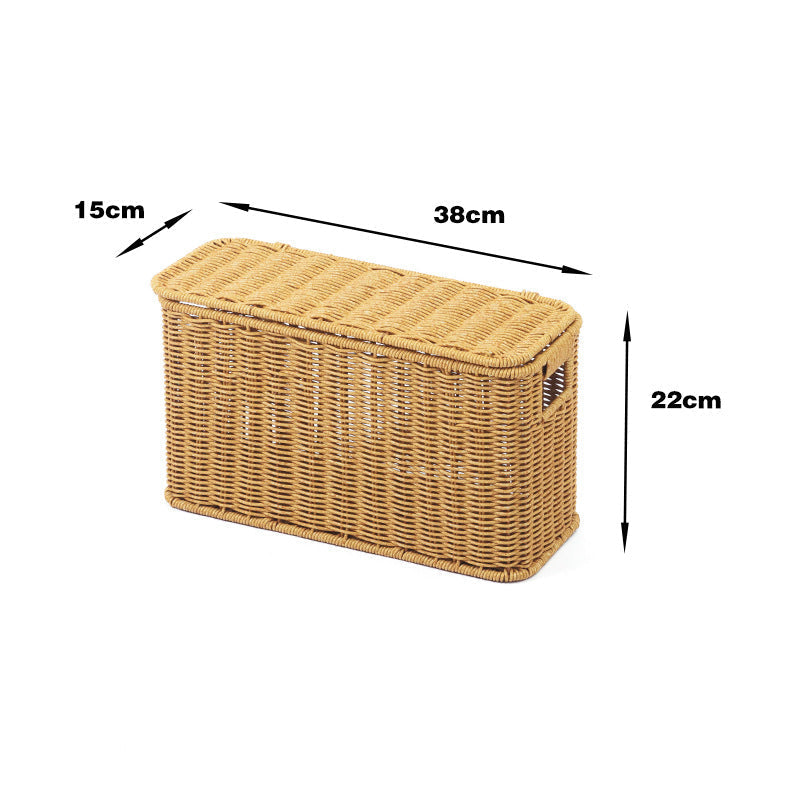 Woven Storage Hamper Basket | High & Bury