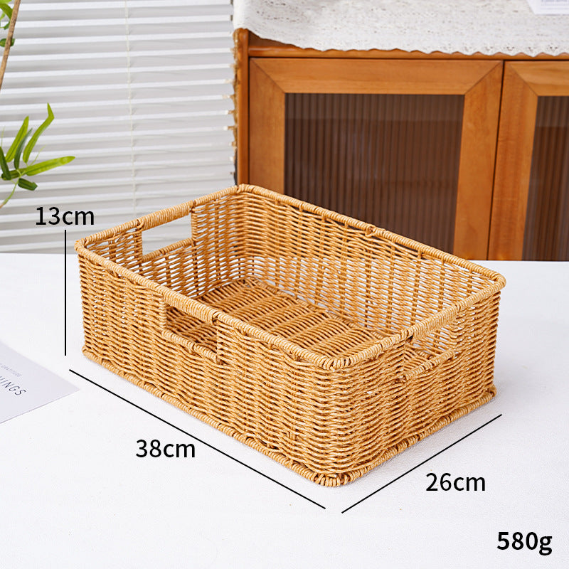 Woven Storage Organizer Basket | High & Bury