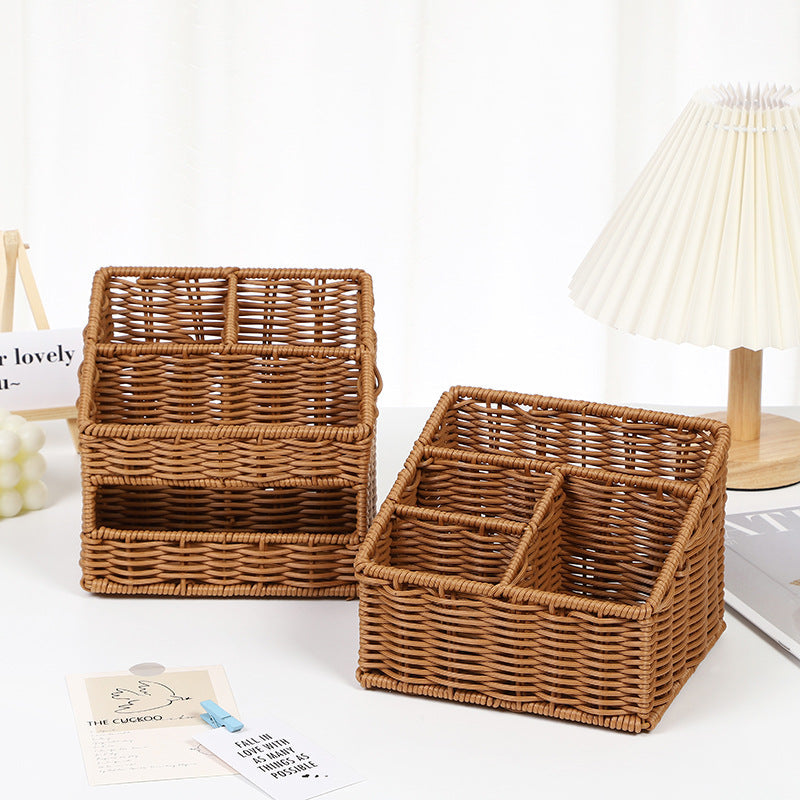Woven Storage Organizer Caddy | High & Bury