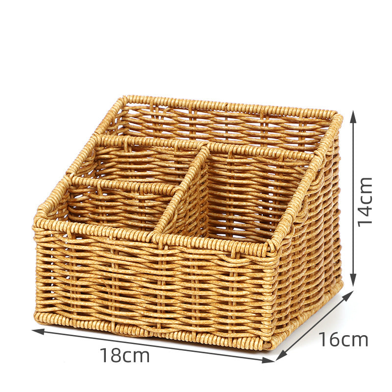 Woven Storage Organizer Caddy | High & Bury