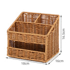Woven Storage Organizer Caddy | High & Bury