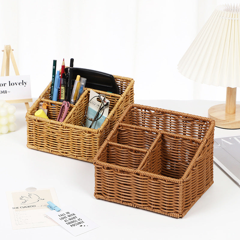 Woven Storage Organizer Caddy | High & Bury