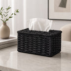 Woven Tissue Box Cover | High & Bury