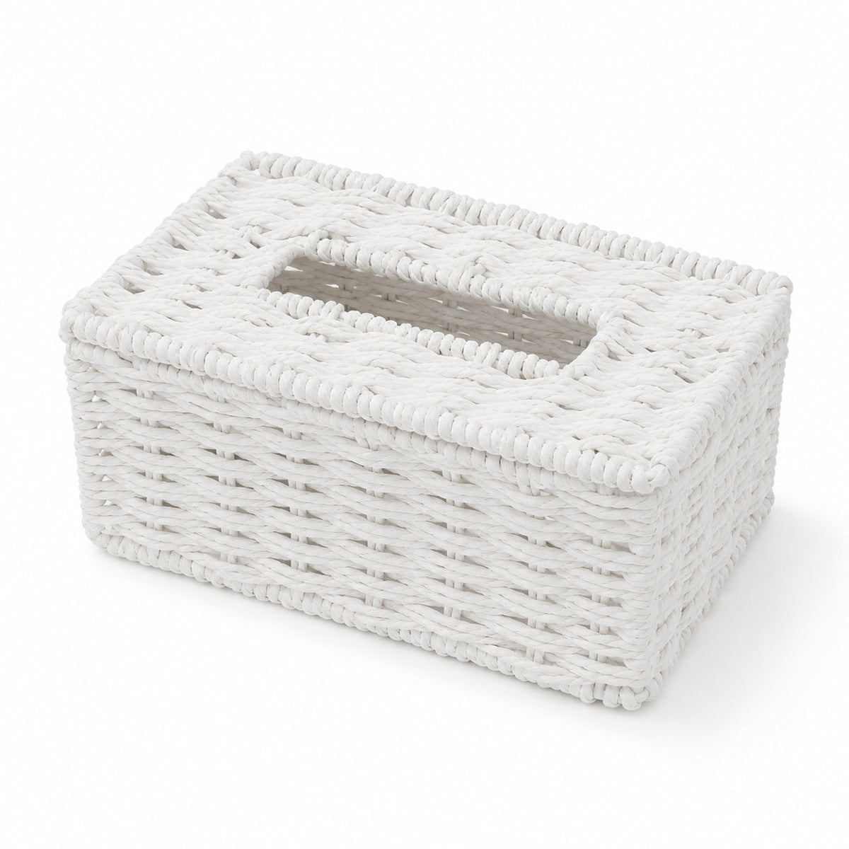 Woven Tissue Box Cover | High & Bury