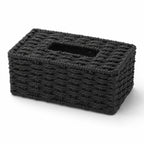 Woven Tissue Box Cover | High & Bury