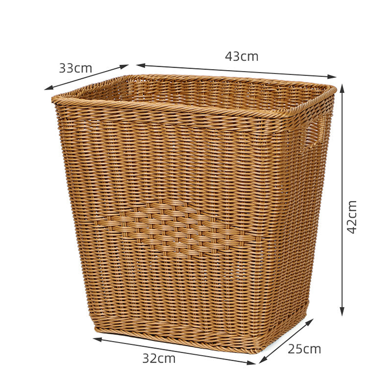 Woven Utility Storage Basket Brown | High & Bury