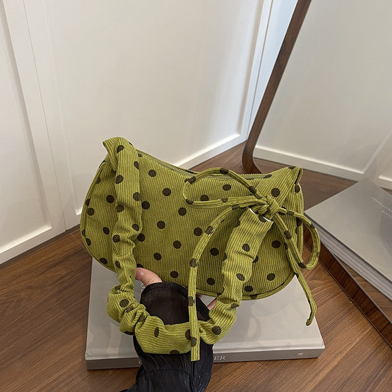 WoVintage Polka Dot Crossbody Handbag, view 2