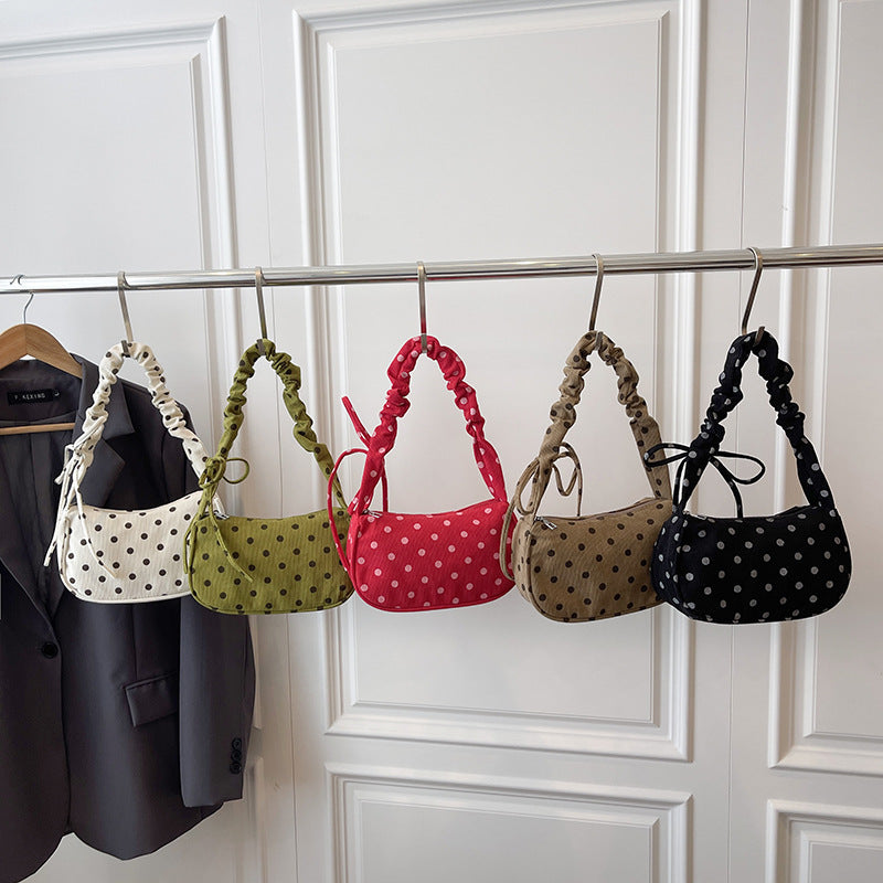 WoVintage Polka Dot Crossbody Handbag