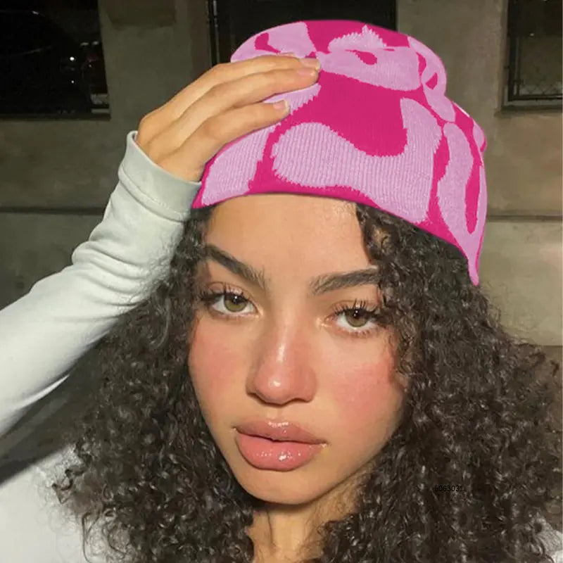 Y2K-Inspired Knit Beanie for Men and Women, 2023 Winter Style, view 5
