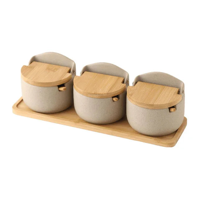 Yarboda Ceramic Seasoning Jar Set